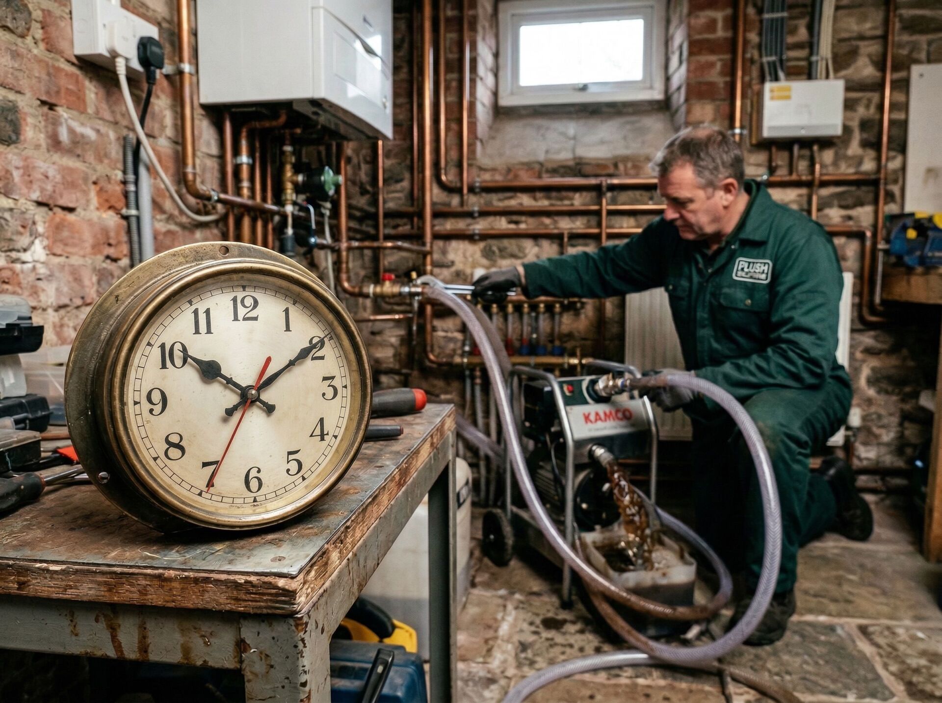 Musím počas čistenia vypustiť celú vodu zo systému a odstaviť kúrenie na viac dní?