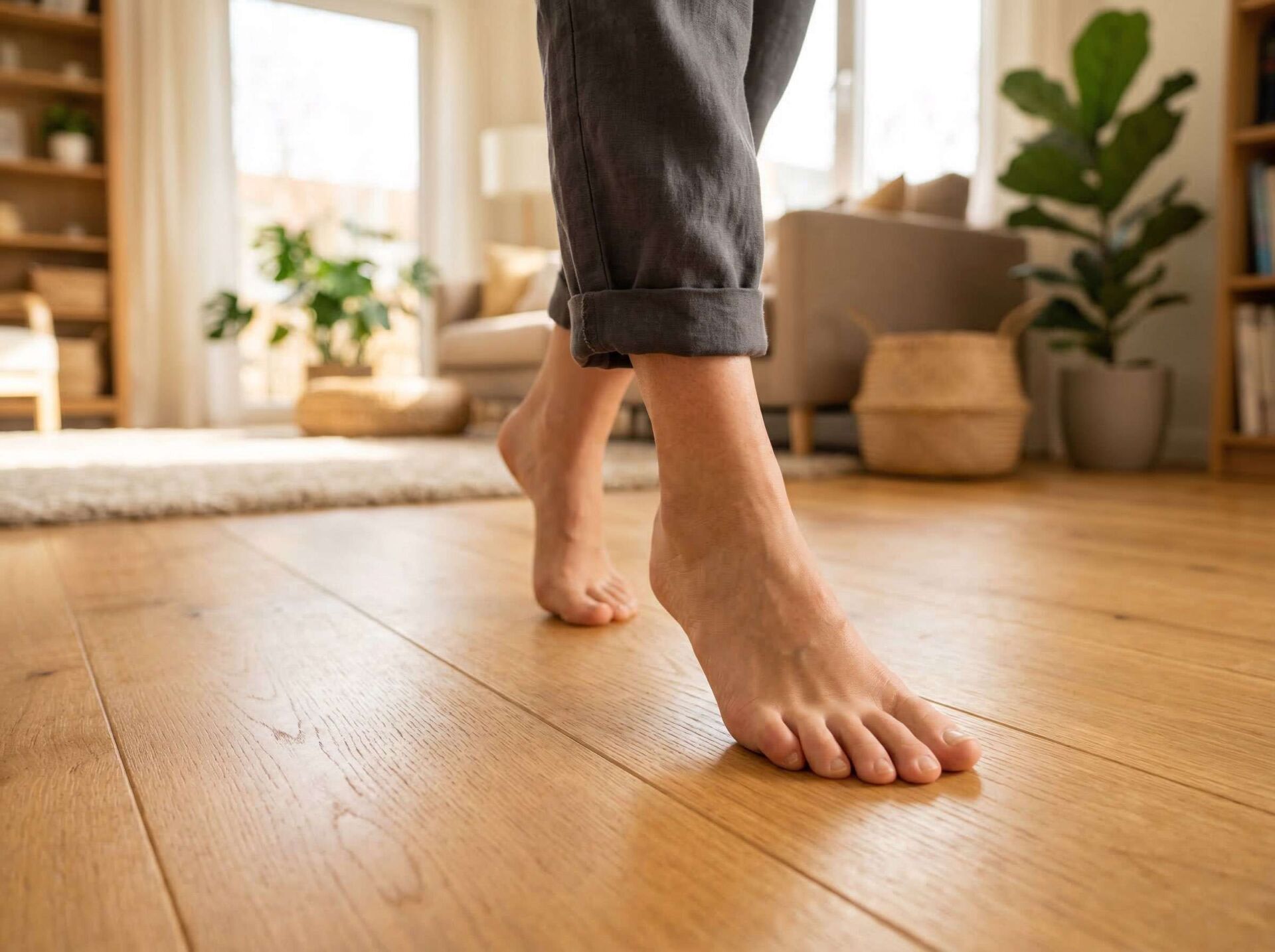 Nespôsobuje podlahové kúrenie opuchy nôh alebo kŕčové žily?