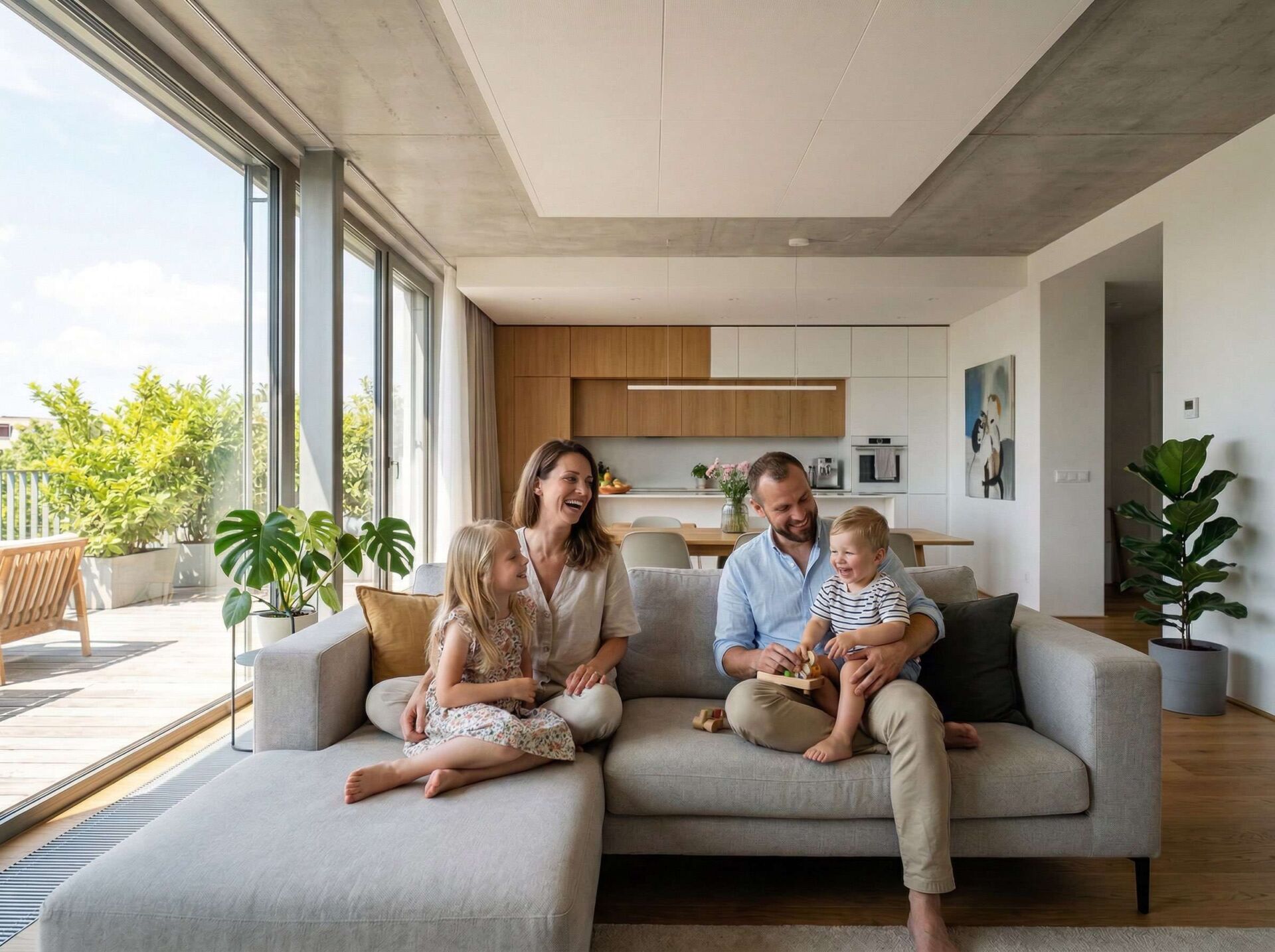 Nespôsobí chladný strop „prievan“ alebo pocit nepríjemného chladu na hlavu?