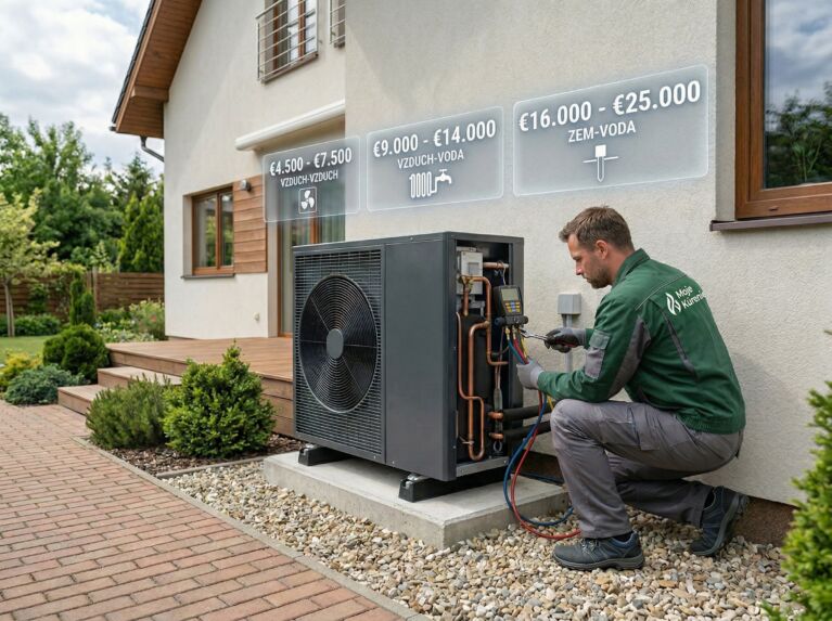 Tepelné čerpadlo cena – čo ju tvorí a koľko stojí montáž